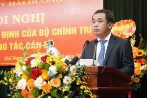 Ông Trần Đức Thắng làm Trưởng ban Chỉ đạo phòng, chống tham nhũng, tiêu cực tỉnh Hải Dương