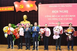 Đà Nẵng luân chuyển nhiều vị trí lãnh đạo chủ chốt