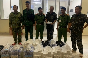 Thu giữ 3.500 bao thuốc lá nhập lậu tại Đồng Tháp