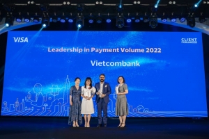 Vietcombank được vinh danh tại nhiều hạng muc giải thưởng quan trọng của Tổ chức thẻ quốc tế Visa