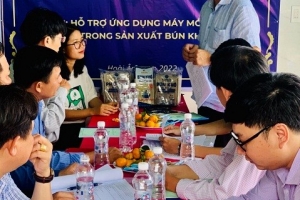 Bình Định hỗ trợ doanh nghiệp ứng dụng thiết bị sản xuất bún khô
