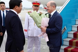 Thủ tướng Cộng hòa Liên bang Đức bắt đầu thăm chính thức Việt Nam