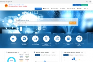Tiếp tục đẩy mạnh cung cấp các dịch vụ công trực tuyến mức độ cao
