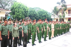 Công an huyện Hoằng Hóa ra quân tấn công, trấn áp tội phạm đảm bảo an ninh trật tự trong dịp Tết Nguyên đán 2023