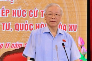 Tổng Bí thư Nguyễn Phú Trọng: Nếu không quyết tâm chống tham nhũng, tiêu cực sẽ làm cán bộ hư hỏng, suy thoái