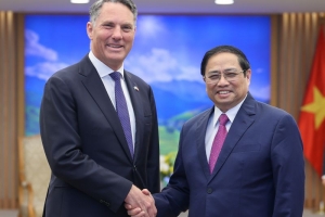 Thủ tướng Chính phủ Phạm Minh Chính tiếp Phó Thủ tướng, Bộ trưởng Quốc phòng Australia