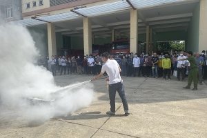 Công an TP. Thuận An tuyên truyền phòng cháy chữa cháy cho chủ nhà trọ, hộ kinh doanh