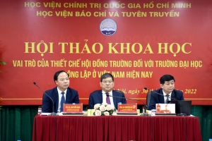 Hội thảo khoa học “Vai trò của thiết chế Hội đồng trường đối với trường đại học công lập ở Việt Nam hiện nay”