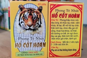 Cảnh báo: Thuốc Phong tê nhức Hổ Cốt Hoàn do Cơ sở Đông Nam Dược Thái Sơn sản xuất là thuốc giả
