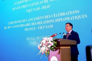 Lễ khởi động kỷ niệm 50 năm thiết lập quan hệ ngoại giao Việt-Pháp