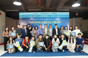 Nhóm GTEAM đạt giải Nhất cuộc thi Sáng tạo ý tưởng trò chơi về bảo vệ trẻ em