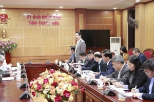 Đoàn thiết kế Dự án IFAD làm việc tại tỉnh Thanh Hoá