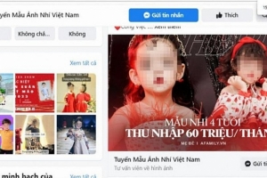 Vĩnh Phúc: Cần cảnh giác chiêu trò lừa đảo "mẫu ảnh thời trang bé yêu, tuyển trẻ em làm người mẫu”