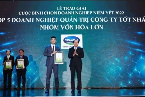 Vinamilk ‘phủ sóng’ các giải thưởng lớn về quản trị công ty