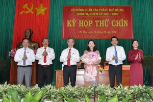 Thành phố Bà Rịa có nữ Phó Chủ tịch UBND mới