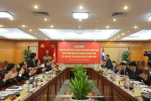 Tăng cường hợp tác khoa học và công nghệ Việt Nam - Lào