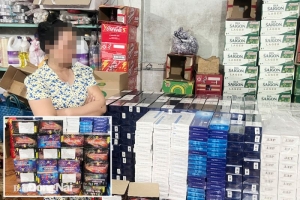 Bắt giữ chủ tiệm tạp hóa bán thuốc lá và pháo lậu tại Biên Hoà