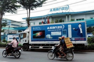 Asanzo vừa bị cưỡng chế hải quan vì nợ thuế