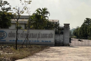 Có hành vi chiếm đất nông nghiệp, Bao bì xi măng Long Sơn bị UBND tỉnh Thanh Hoá xử phạt