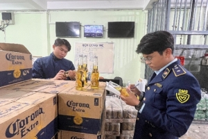 Phú Yên tạm giữ một lượng lớn bia do nước ngoài sản xuất