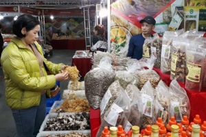 Hội chợ nông sản thực phẩm Tết Nguyên đán Quý Mão năm 2023 thu hút 130 đơn vị tham gia