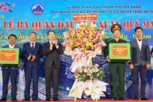 Lễ ra quân đầu năm thi công Cảng Liên Chiểu