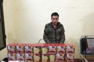 Bắt giữ đối tượng buôn bán trái phép 25 kg pháo nổ