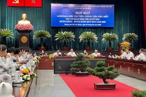Lãnh đạo TP. HCM họp mặt các cơ quan báo chí đầu năm