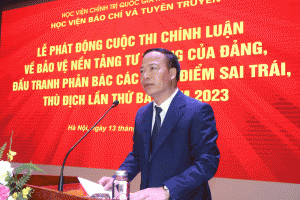 Phát động Cuộc thi chính luận về bảo vệ nền tảng tư tưởng của Đảng, đấu tranh phản bác các quan điểm sai trái, thù địch lần thứ ba