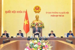 Hôm nay, Ủy ban Thường vụ Quốc hội tiến hành tổng kết kỳ họp bất thường lần thứ hai và thứ ba