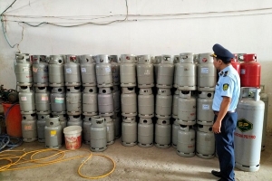 Xử phạt 02 cơ sở kinh doanh Gas do không có giấy chứng nhận đủ điều kiện bán lẻ