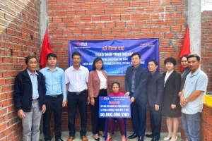Công ty Bảo hiểm PVI Huế hỗ trợ xây nhà tình nghĩa tại xã Phong Chương