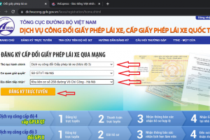 Thí điểm cấp đổi giấy phép lái xe trực tuyến trên địa bàn TP. Đà Nẵng