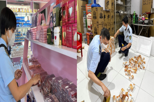 Phát hiện 200 sản phẩm mỹ phẩm không rõ nguồn gốc, xuất xứ ở Đồng Tháp