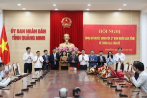 Quảng Ninh bổ nhiệm nhiều cán bộ chủ chốt