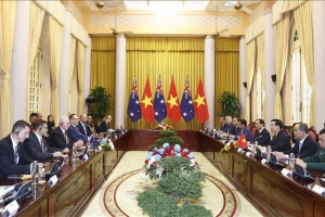 Chủ tịch nước Võ Văn Thưởng hội đàm với Toàn quyền Australia David Hurley