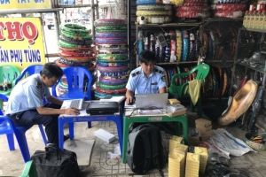 Bến Tre: Tạm giữ trên 1.700 sản phẩm phụ tùng xe gắn máy không rõ nguồn gốc xuất xứ