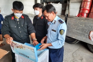 An Giang: Phát hiện 2 ô tô, tạm giữ nhiều hàng hóa không rõ nguồn gốc