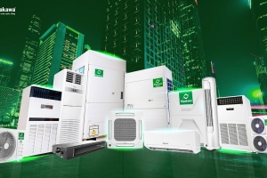 Tập đoàn Nagakawa ra mắt bộ sản phẩm điều hòa không khí thương mại dải công suất lớn