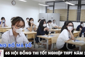 Danh sách 65 mã hội đồng thi tốt nghiệp THPT năm 2023