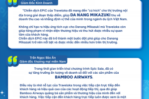 Traveloka EPIC Sale 2023 - siêu sale du lịch lớn nhất năm kết thúc thành công với tổng lượng giao dịch tăng gấp đôi