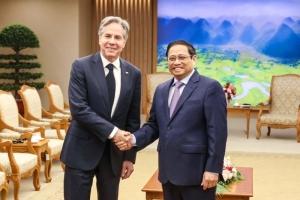 Thủ tướng Phạm Minh Chính tiếp Ngoại trưởng Mỹ Antony Blinken