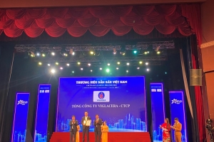 Viglacera nhận Giải thưởng “Top 10 thương hiệu dẫn đầu Việt Nam 2023”