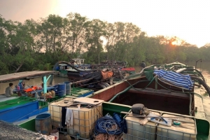 Tiền Giang: Xử phạt gần 18 tỷ đồng đối với hành vi khai thác cát trái phép