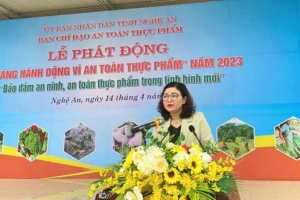 Nghệ An phát động “Tháng hành động vì an toàn thực phẩm” năm 2023