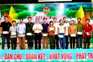 Nghệ An: Phát động nông dân sản xuất, kinh doanh, tiêu thụ nông sản thực phẩm an toàn năm 2023