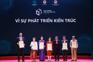 Tập đoàn BRG được vinh danh “Vì sự phát triển kiến trúc” tại Giải thưởng Kiến trúc quốc gia 2020 - 2023