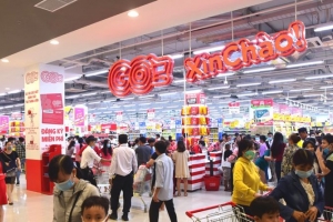 Bốn tháng đầu năm: Tổng mức bán lẻ hàng hóa và doanh thu dịch vụ tiêu dùng vượt 2.000 tỷ đồng