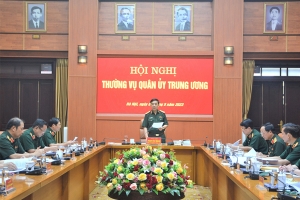 Thường vụ Quân ủy Trung ương xem xét kỷ luật quân nhân; kiện toàn nhân sự