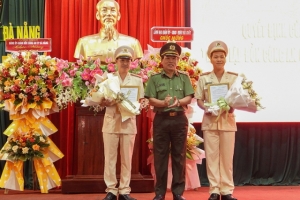 Công bố quyết định thành lập Đồn Công an Cảng hàng không quốc tế Đà Nẵng